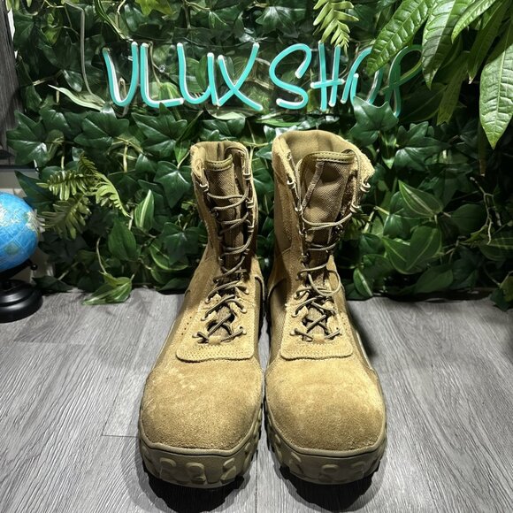 Rocky Sv2 Men Size 15 M Special Ops Military Combat Boot Coyote Brown Tan Steel - Picture 2 of 10